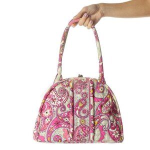 Vera Bradley Pink Paisley Print Quilted Bag